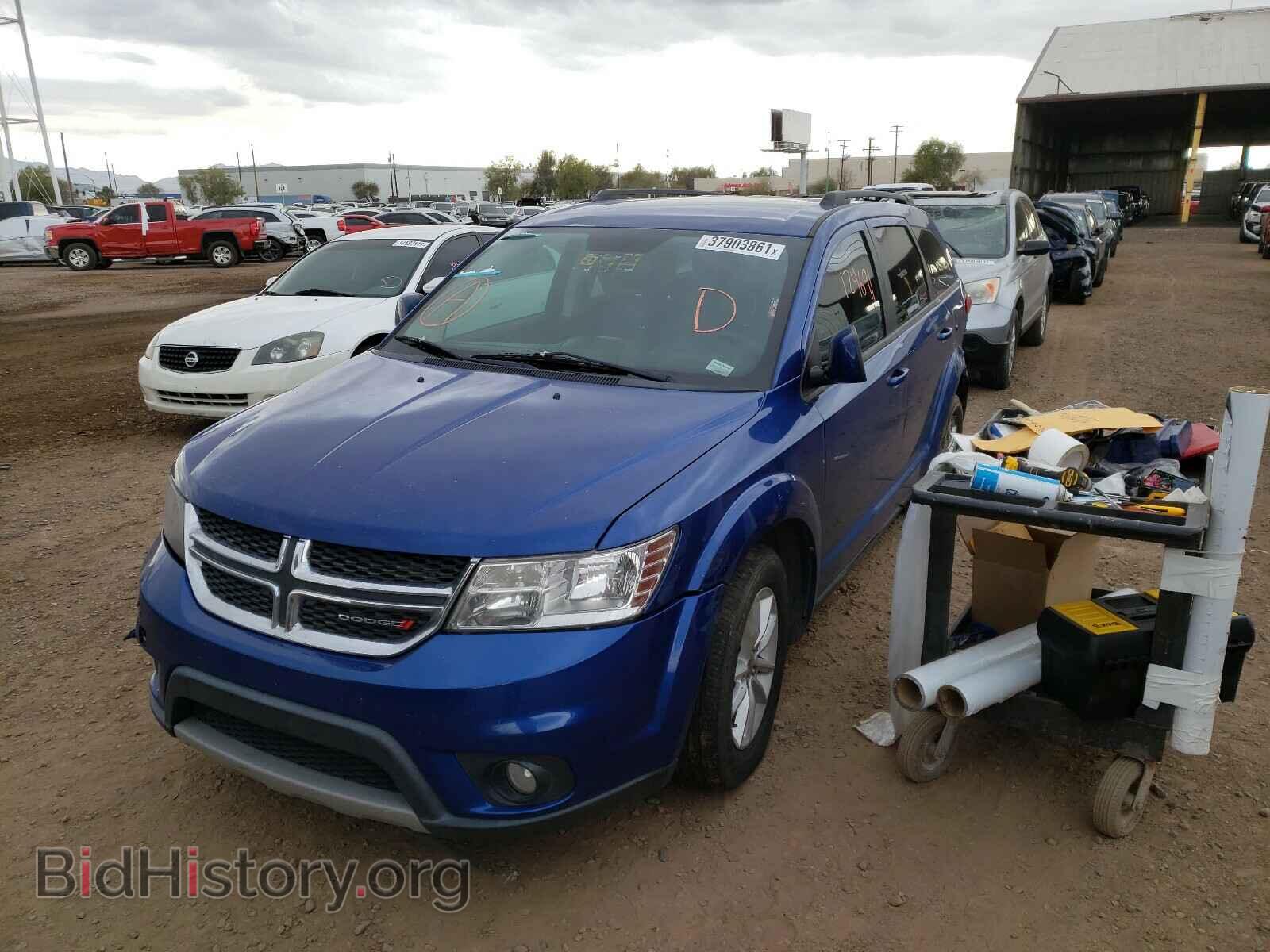 2015 DODGE JOURNEY - VIN: 3C4PDCBG0FT525439 - Фото 2