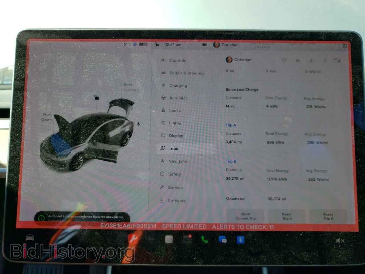 2018 TESLA MODEL 3 - VIN: 5YJ3E1EA6JF020214 - Фото 9
