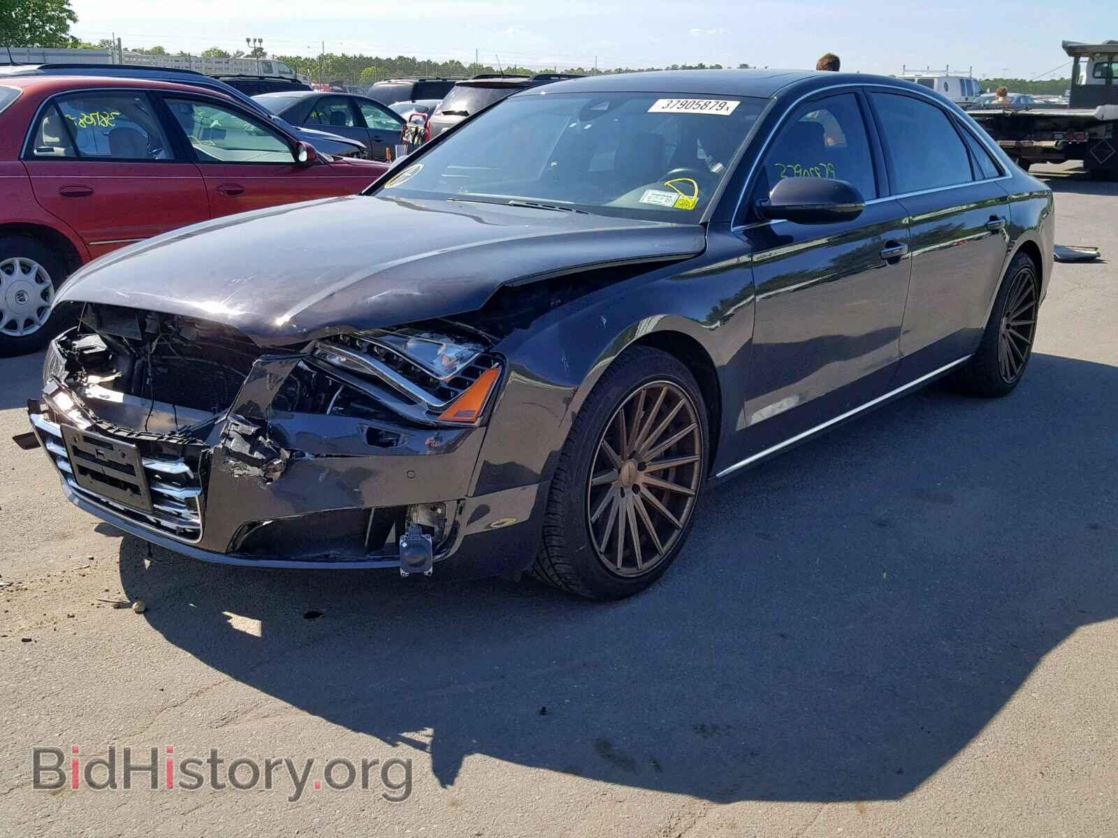 2013 AUDI A8 - VIN: WAURGAFD6DN003932 - Фото 2