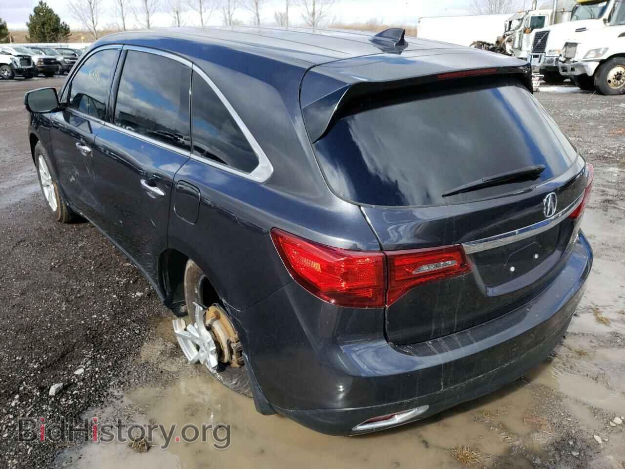 2014 ACURA MDX - VIN: 5FRYD4H67EB503829 - Фото 3
