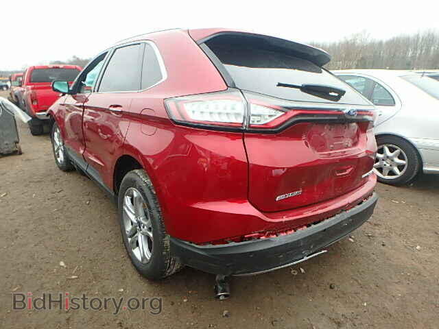 2015 FORD EDGE - VIN: 2FMTK4K90FBB43639 - Фото 3