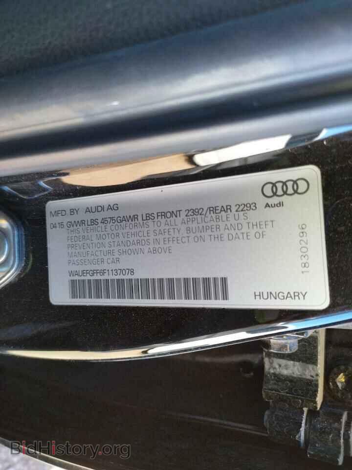2015 AUDI A3 - VIN: WAUEFGFF6F1137078 - Фото 10