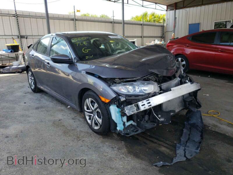2017 Honda CIVIC Civic LX (VIN 2HGFC2F58HH557960) — фото 1 из 10, Copart, повреждение: передняя часть