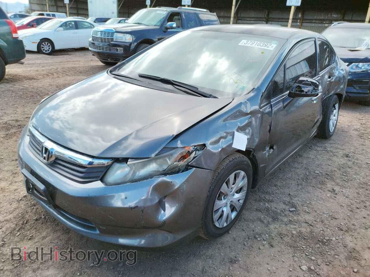 2012 HONDA CIVIC - VIN: 2HGFB2F54CH553478 - Фото 2