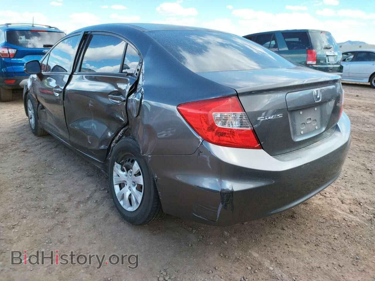 2012 HONDA CIVIC - VIN: 2HGFB2F54CH553478 - Фото 3