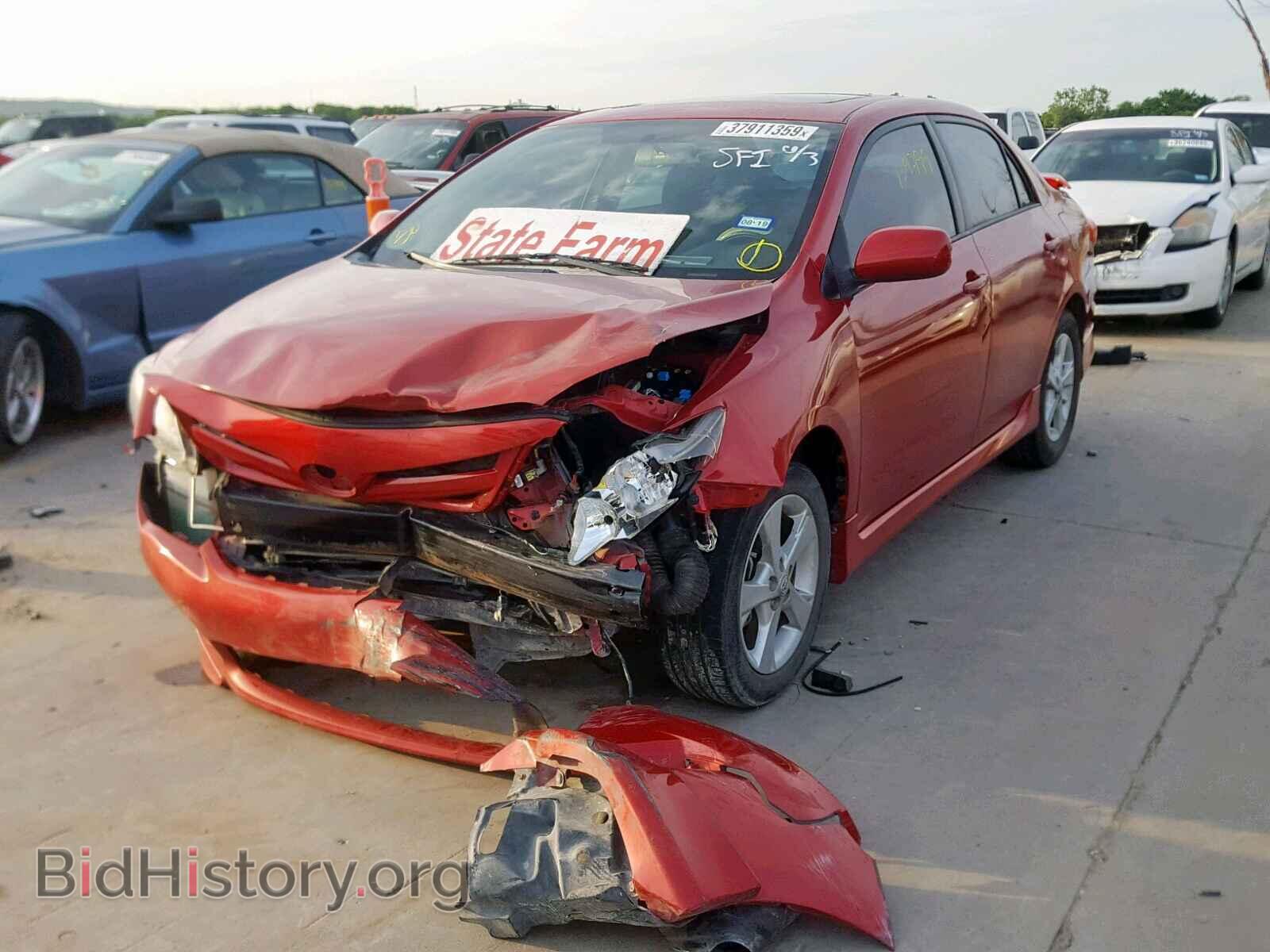2011 TOYOTA COROLLA BA - VIN: 2T1BU4EE2BC724984 - Фото 2