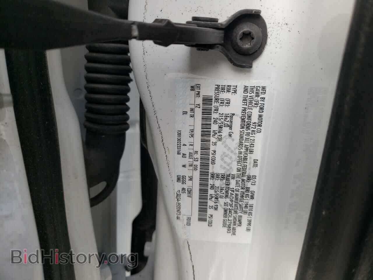 2013 FORD FOCUS - VIN: 1FADP3F24DL276893 - Фото 12