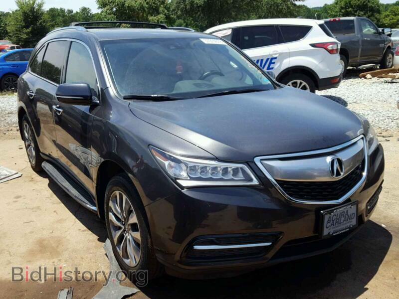 2014 Acura MDX MDX Techno (VIN 5FRYD4H45EB027501) — фото 1 из 10, Copart, повреждение: бок
