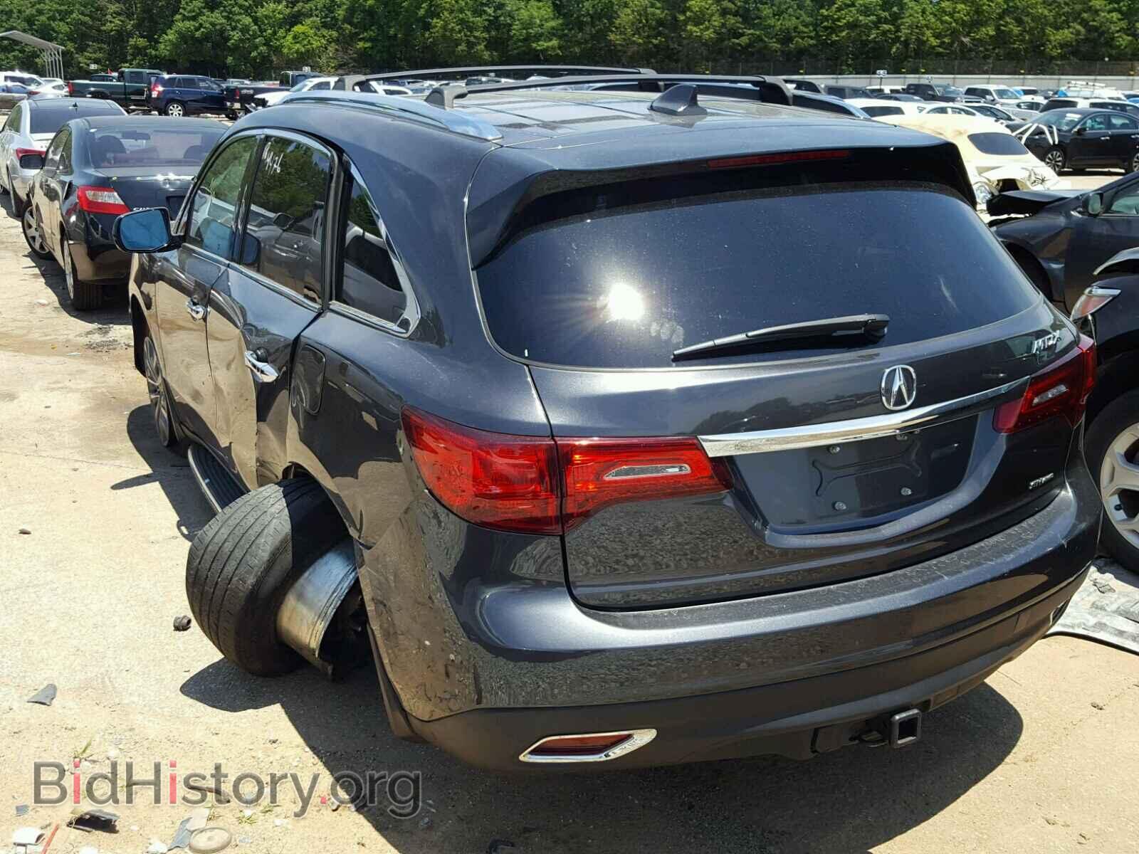 2014 ACURA MDX - VIN: 5FRYD4H45EB027501 - Фото 3