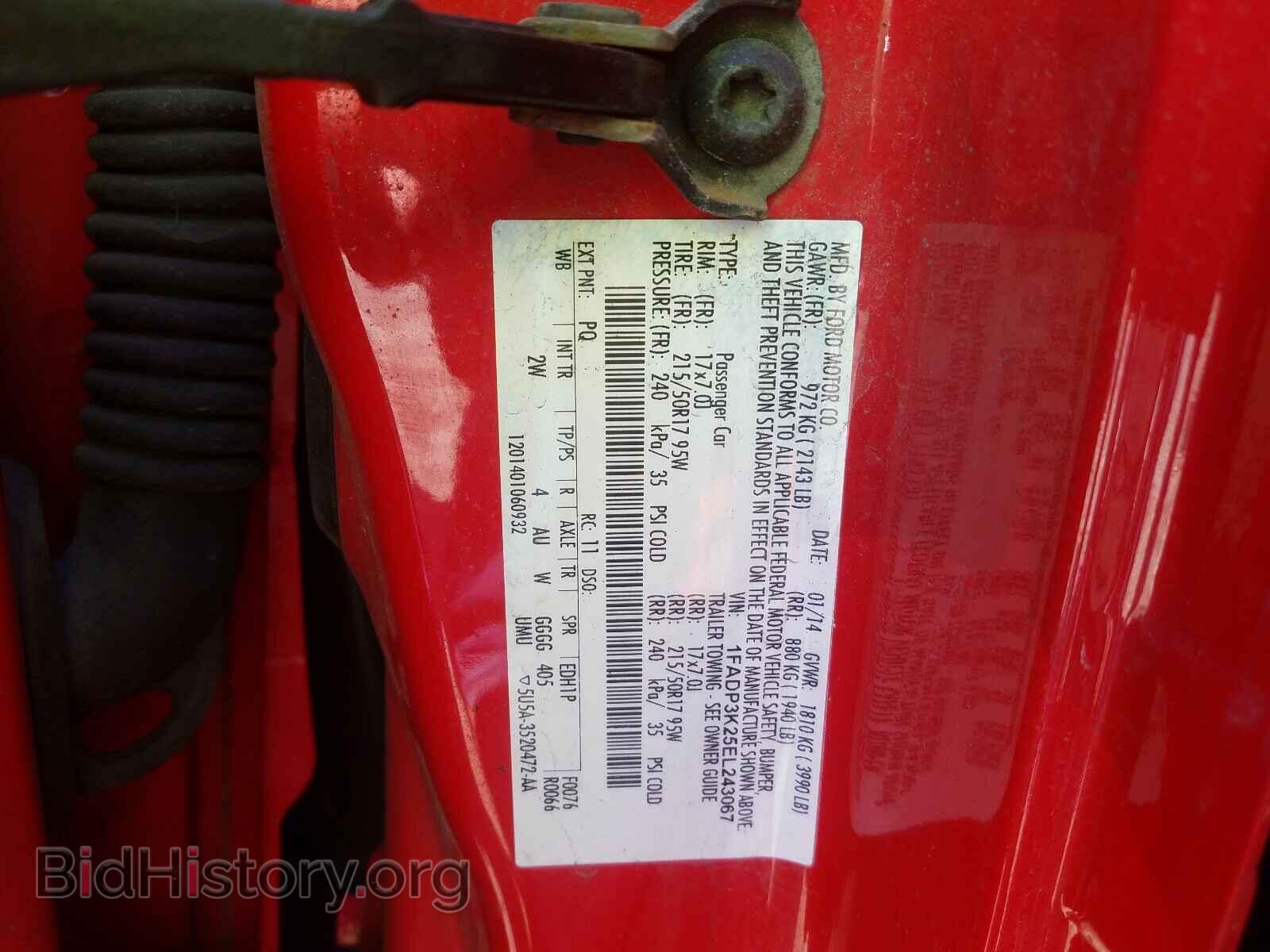 2014 FORD FOCUS - VIN: 1FADP3K25EL243067 - Photo 10