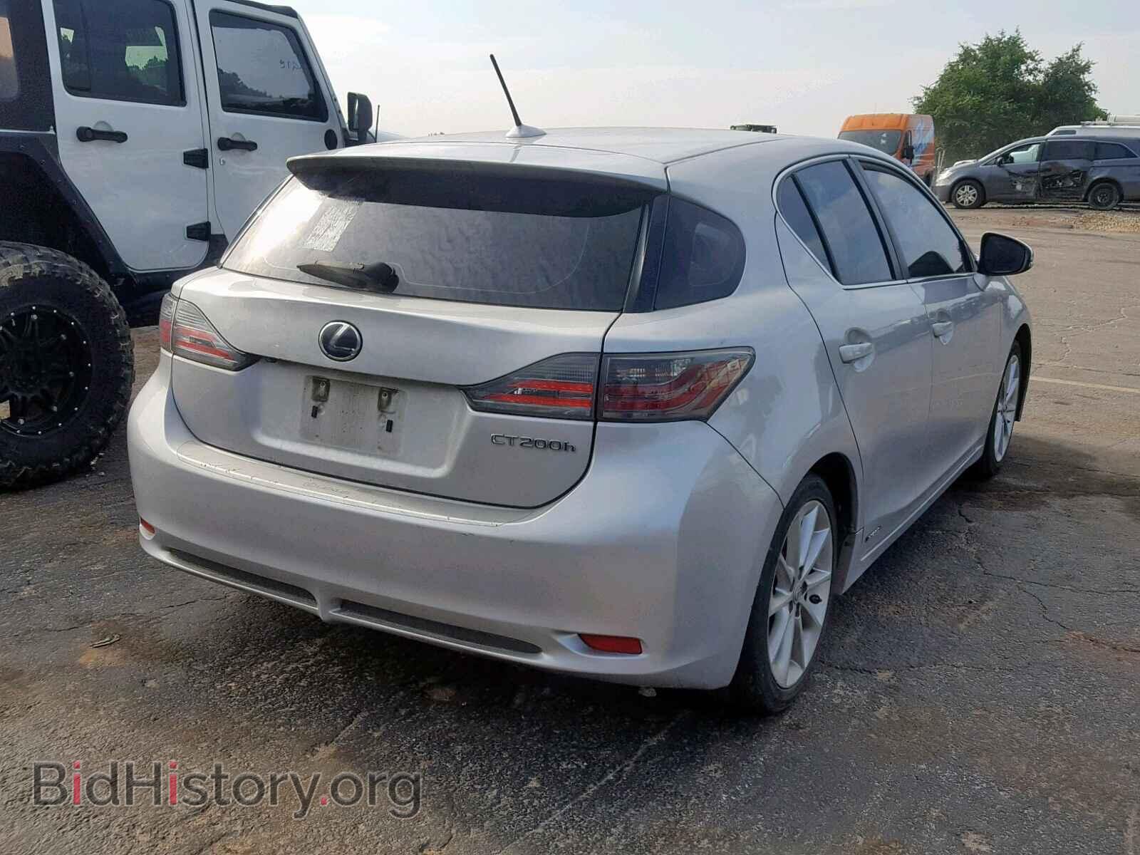 2011 LEXUS CT 200 - VIN: JTHKD5BH0B2003810 - Фото 4