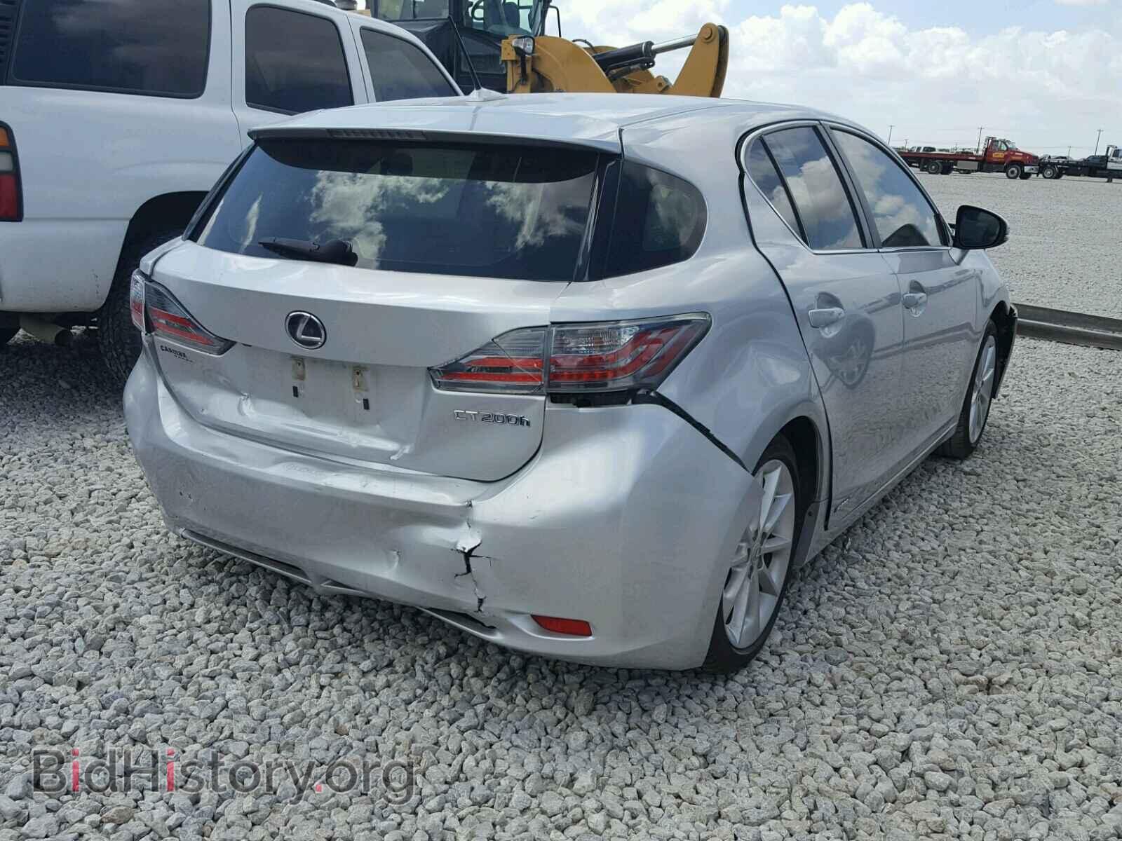 2013 LEXUS CT 200 - VIN: JTHKD5BH0D2134433 - Фото 4