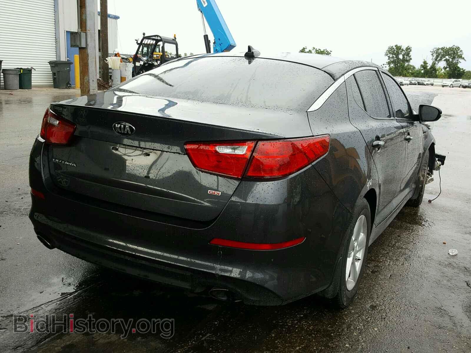 2015 KIA OPTIMA - VIN: KNAGM4A76F5636954 - Фото 4
