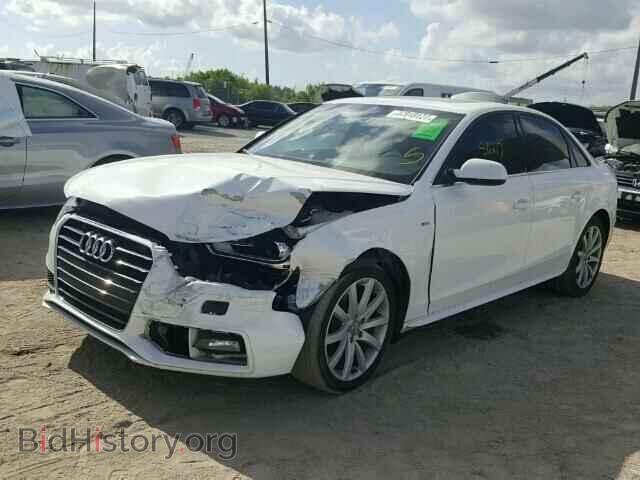 2014 AUDI A4 - VIN: WAUAFAFLXEN018622 - Фото 2