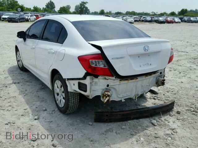 2012 HONDA CIVIC LX - VIN: 2HGFB2F48CH013347 - Фото 3