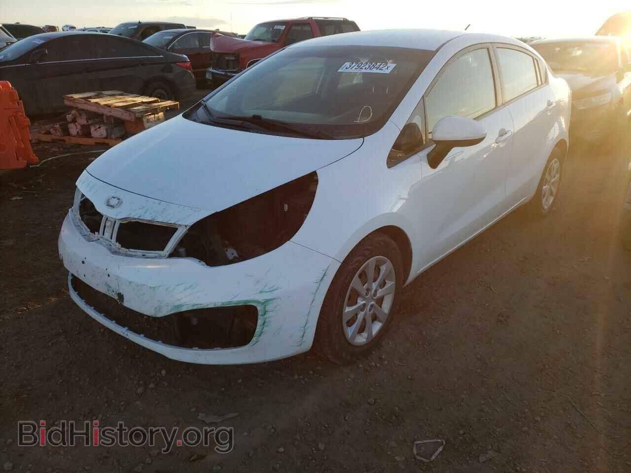 2014 KIA RIO - VIN: KNADM4A39E6419665 - Фото 2