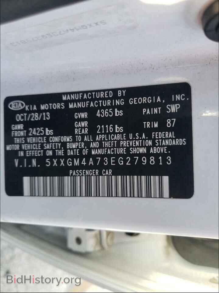 2014 KIA OPTIMA - VIN: 5XXGM4A73EG279813 - Фото 10