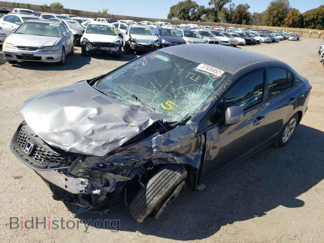 2013 HONDA CIVIC - VIN: 19XFB2F55DE222825 - Фото 2