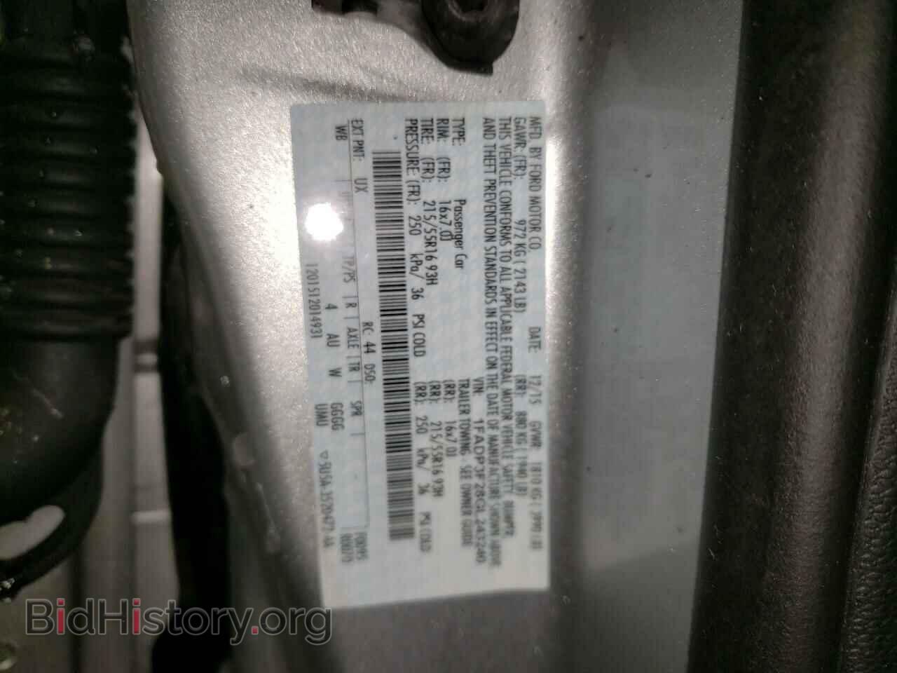 2016 FORD FOCUS - VIN: 1FADP3F28GL243240 - Photo 12