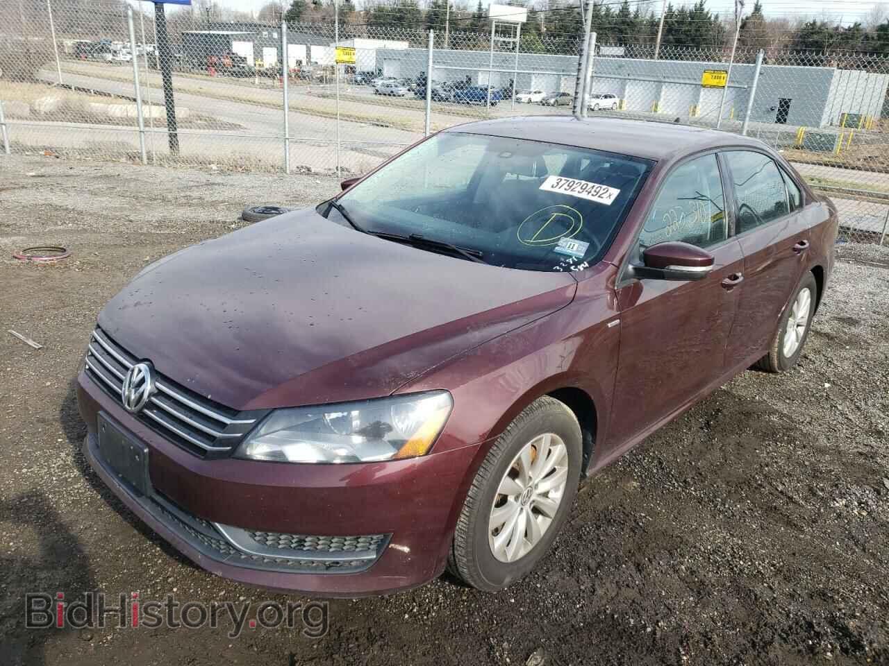 2014 VOLKSWAGEN PASSAT - VIN: 1VWAT7A31EC083230 - Фото 2