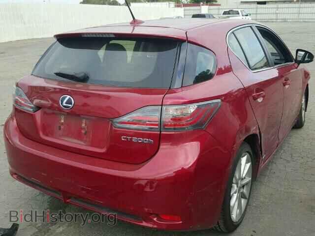 2012 LEXUS CT 200 - VIN: JTHKD5BHXC2117184 - Фото 4