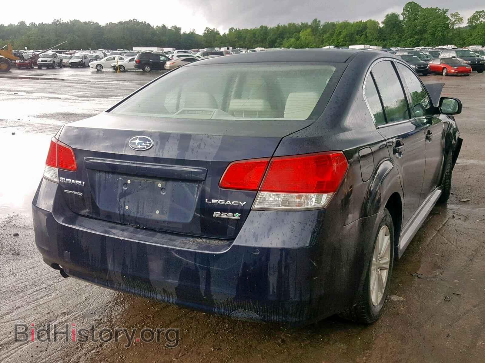2012 SUBARU LEGACY - VIN: 4S3BMBA61C3017114 - Фото 4