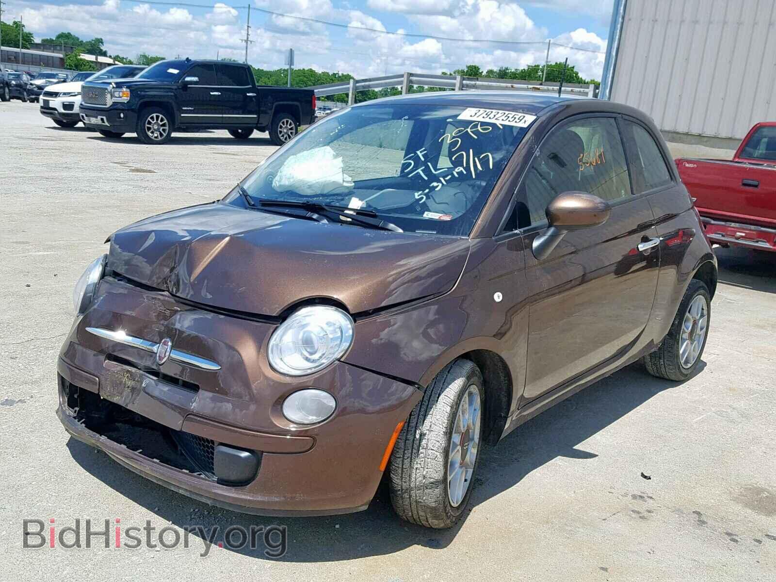 2015 FIAT 500 - VIN: 3C3CFFAR6FT503981 - Фото 2