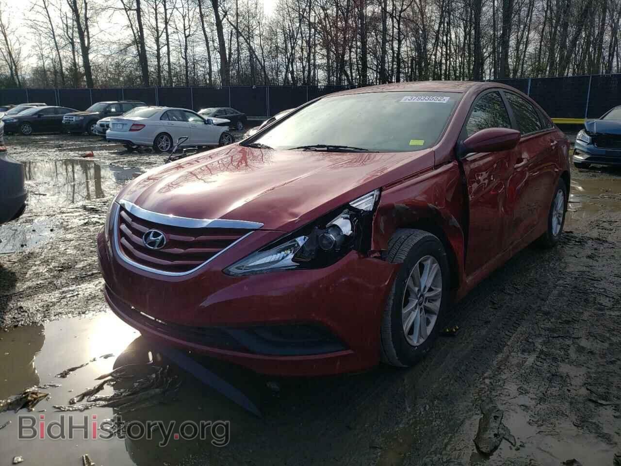 2014 HYUNDAI SONATA - VIN: 5NPEB4AC2EH901655 - Фото 2