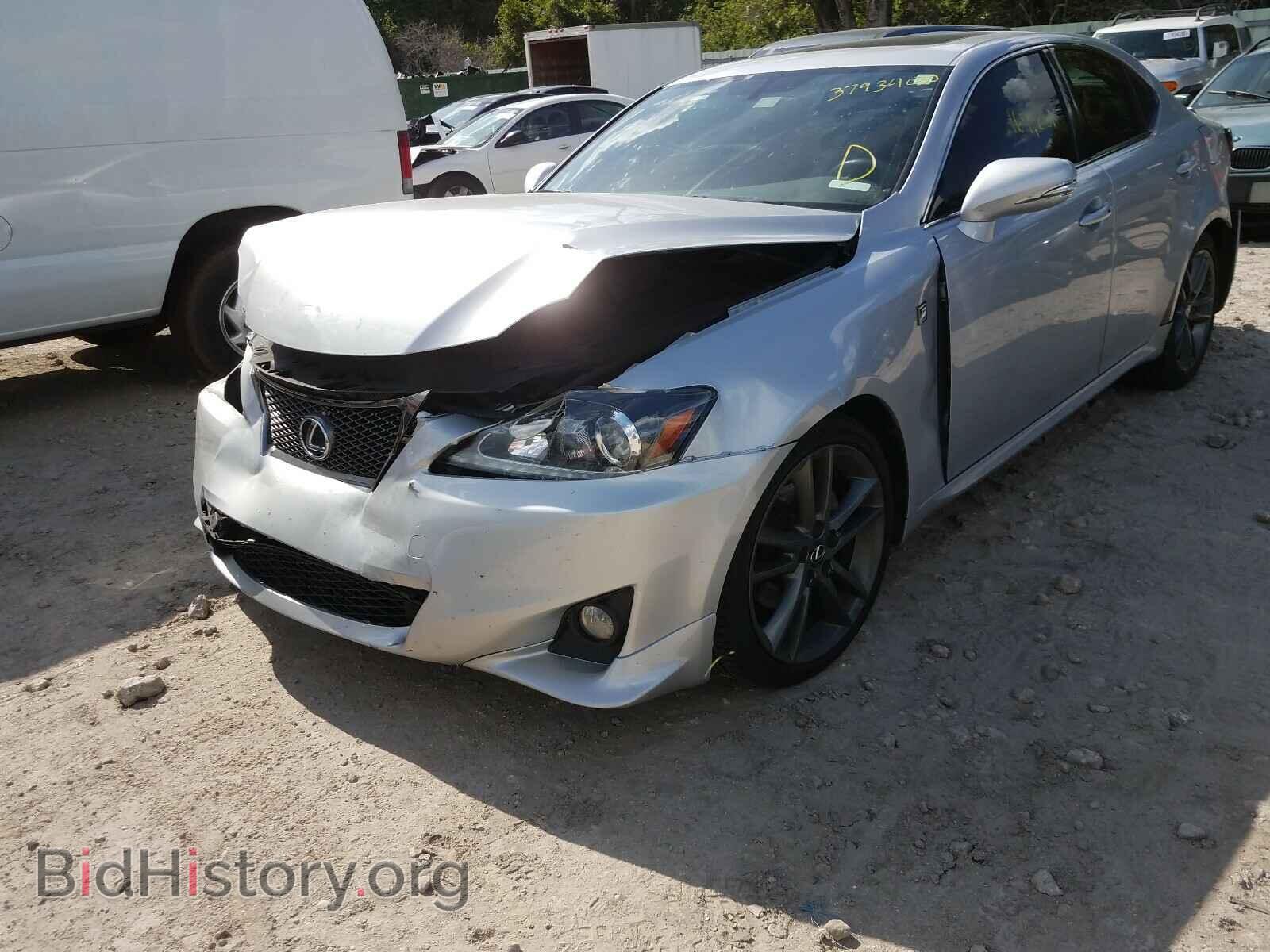 2012 LEXUS IS - VIN: JTHBF5C27C2102386 - Фото 2