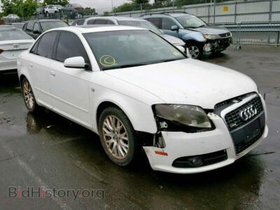 2008 Audi A4 A4 2.0T QU, белый — VIN WAUDF78E68A168902, Copart