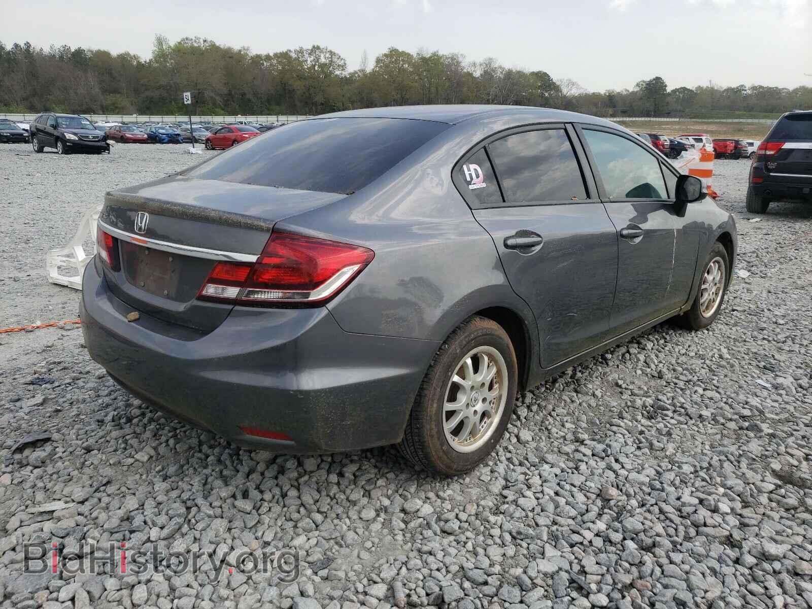 2013 HONDA CIVIC - VIN: 19XFB2F57DE073222 - Фото 4