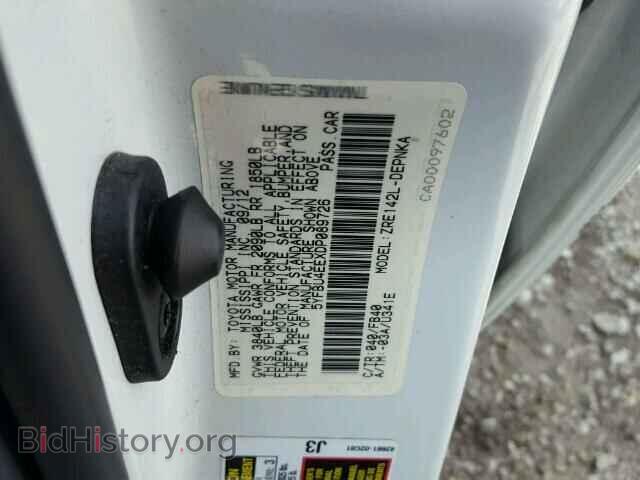 2013 TOYOTA COROLLA - VIN: 5YFBU4EEXDP089726 - Фото 10