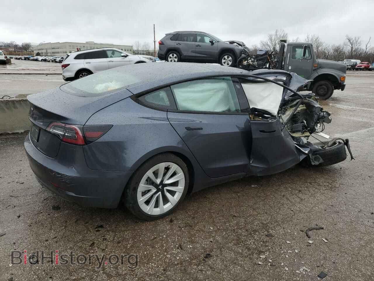 2022 TESLA MODEL 3 - VIN: 5YJ3E1EA2NF303845 - Фото 3