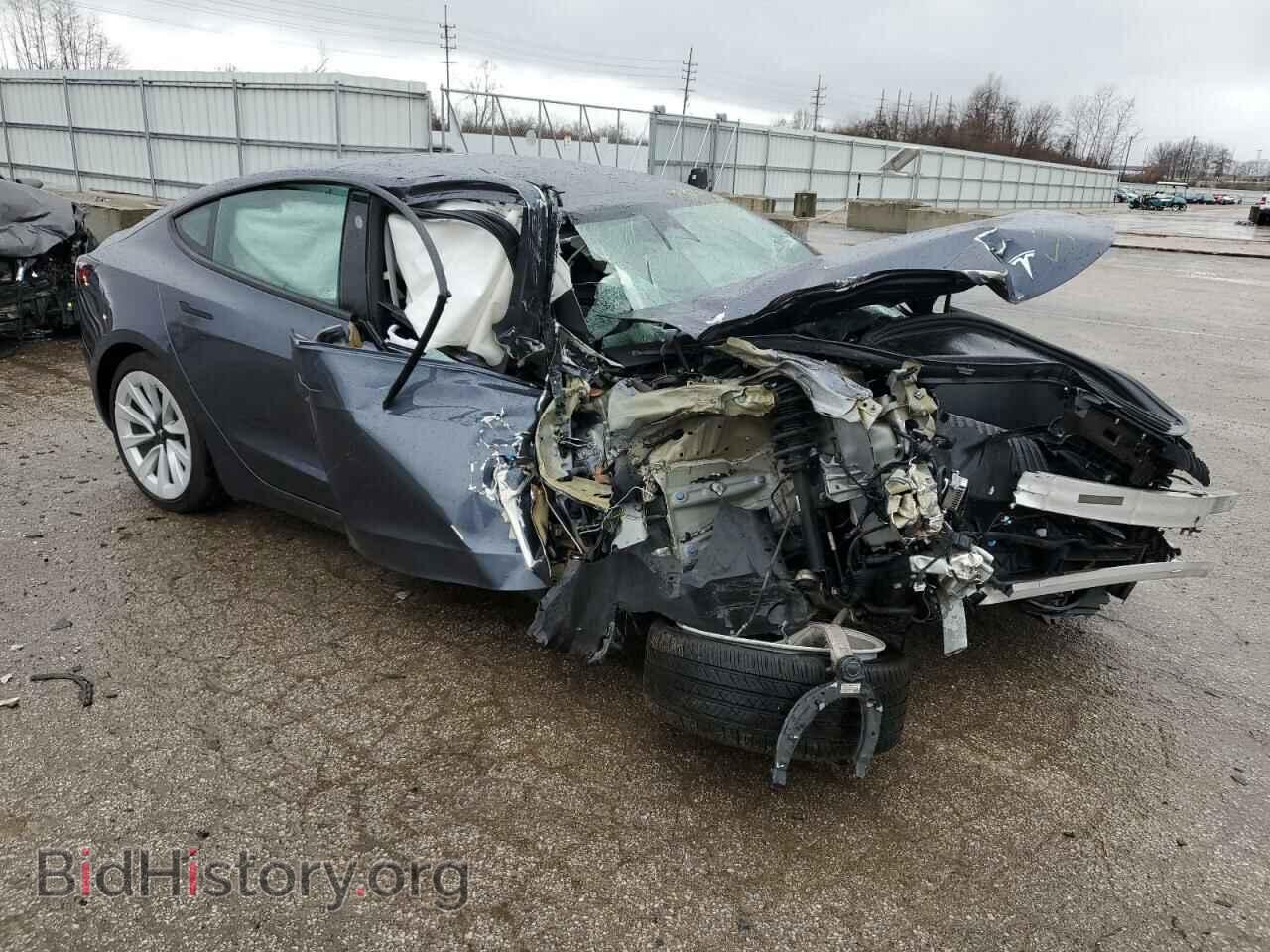 2022 TESLA MODEL 3 - VIN: 5YJ3E1EA2NF303845 - Фото 4