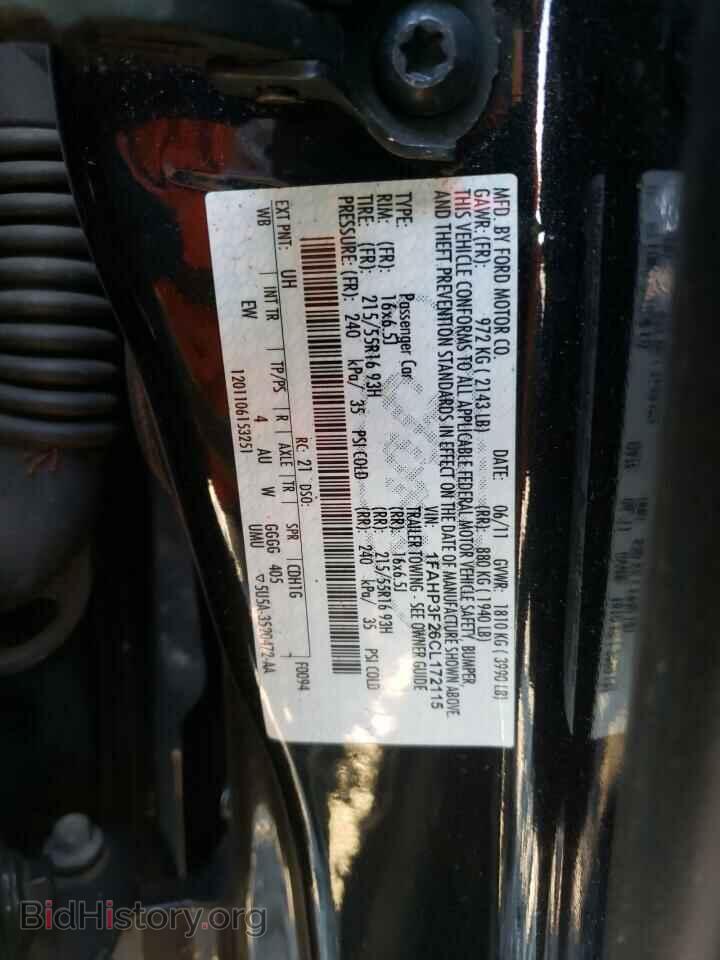 2012 FORD FOCUS - VIN: 1FAHP3F26CL172115 - Фото 12