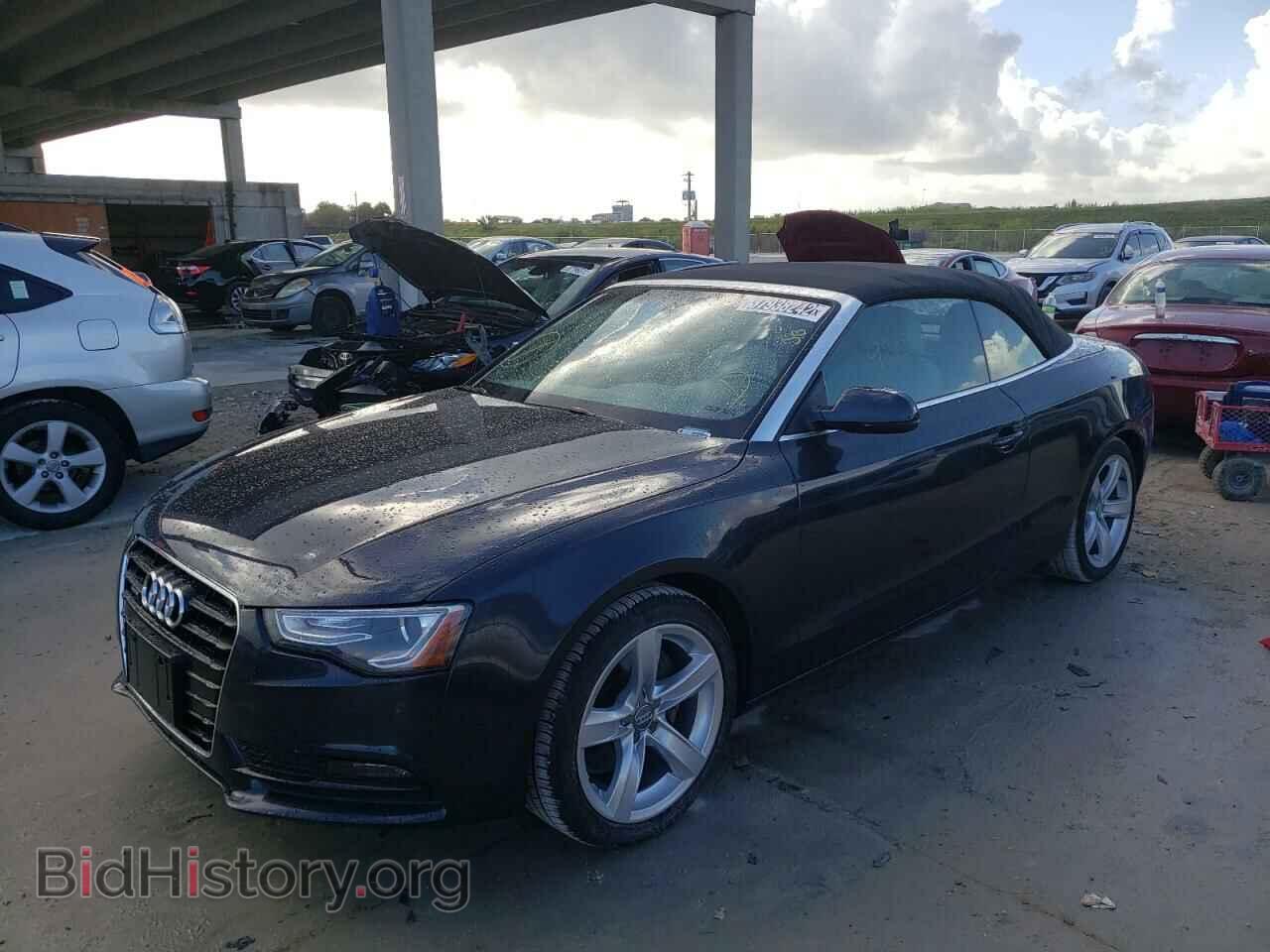2013 AUDI A5 - VIN: WAULFAFH9DN016816 - Фото 2