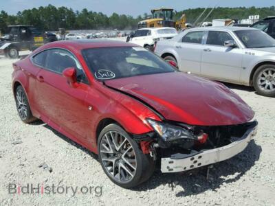 2015 Lexus RC RC 350, red — VIN JTHHE5BC2F5001783, Copart