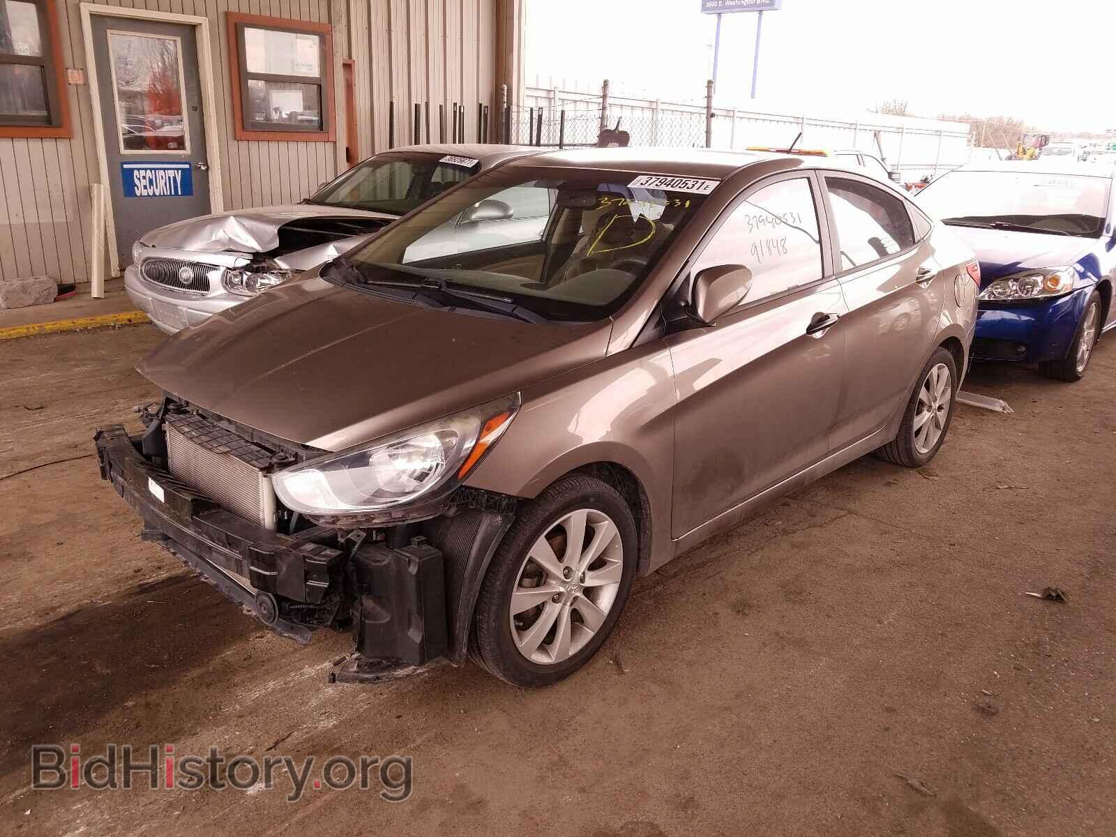2012 HYUNDAI ACCENT - VIN: KMHCU4AE7CU194621 - Фото 2