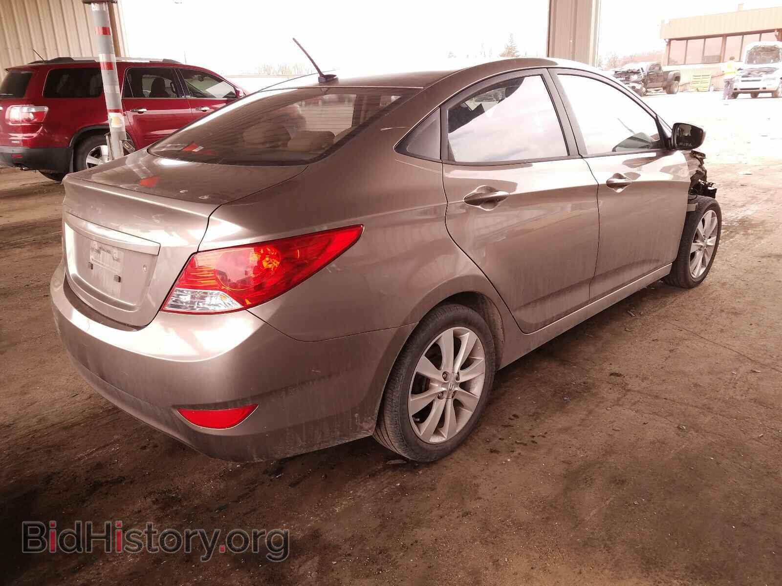 2012 HYUNDAI ACCENT - VIN: KMHCU4AE7CU194621 - Фото 4