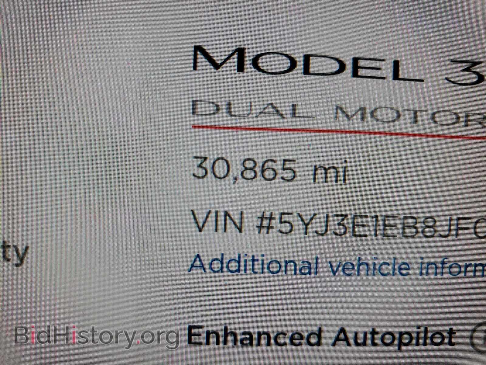 2018 TESLA MODEL 3 - VIN: 5YJ3E1EB8JF083310 - Фото 8