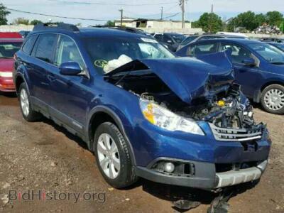 2011 Subaru OUTBACK Outback 3., синий — VIN 4S4BRDKC7B2320951, Copart