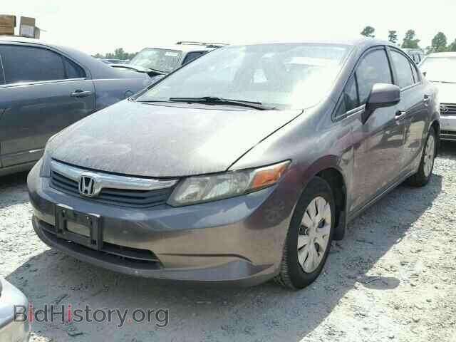 2012 HONDA CIVIC - VIN: 2HGFB2F54CH552301 - Фото 2