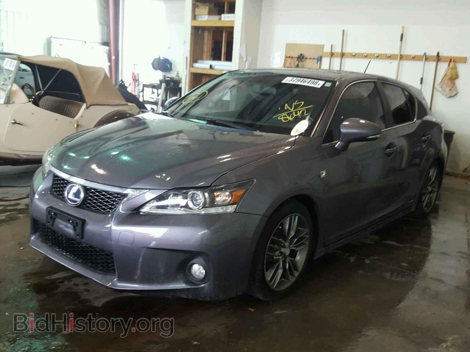 2012 LEXUS CT 200 - VIN: JTHKD5BH4C2078642 - Фото 2