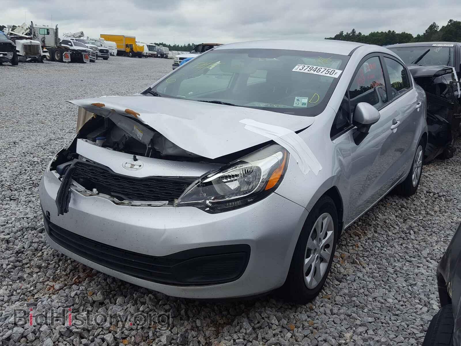 2013 KIA RIO - VIN: KNADM4A32D6282499 - Фото 2