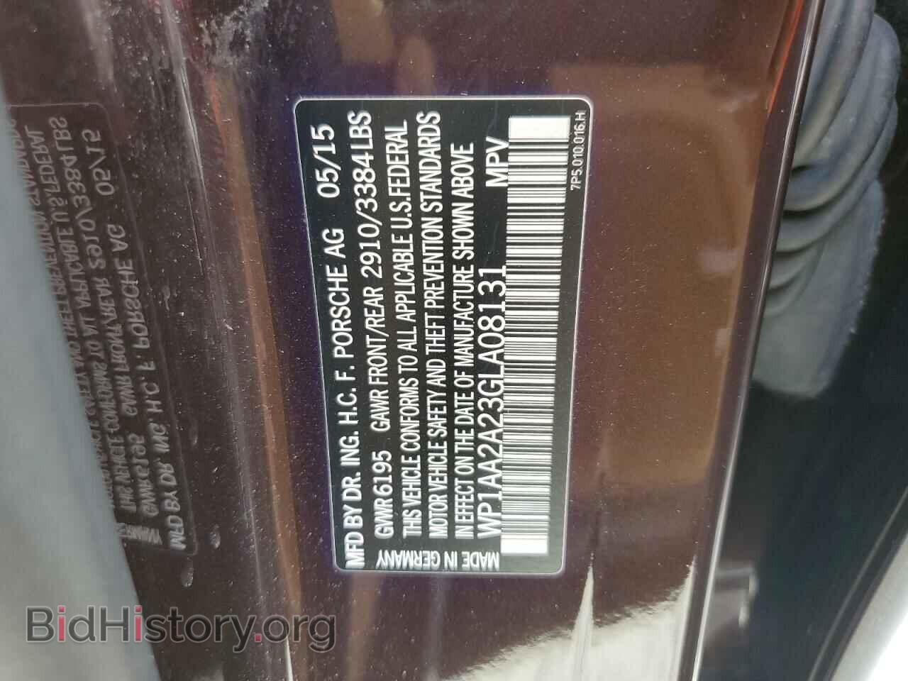2016 PORSCHE CAYENNE - VIN: WP1AA2A23GLA08131 - Photo 12
