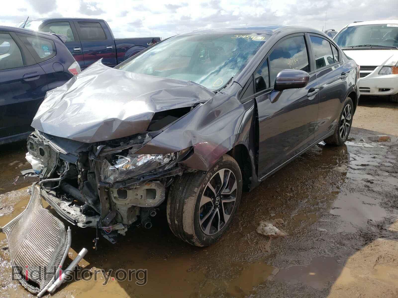 2015 HONDA CIVIC - VIN: 19XFB2F85FE042404 - Фото 2