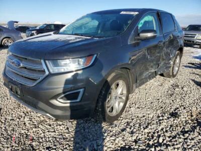 2017 Ford EDGE Edge Titan, charcoal — VIN 2FMPK4K91HBB69509, Copart