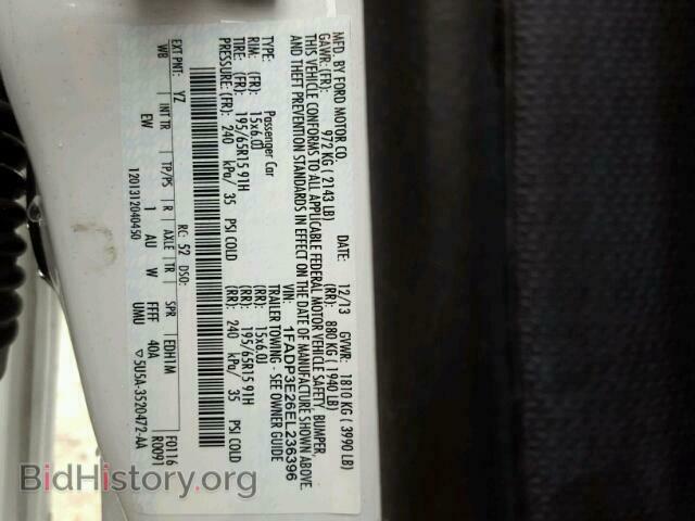 2014 FORD FOCUS - VIN: 1FADP3E26EL236396 - Фото 10