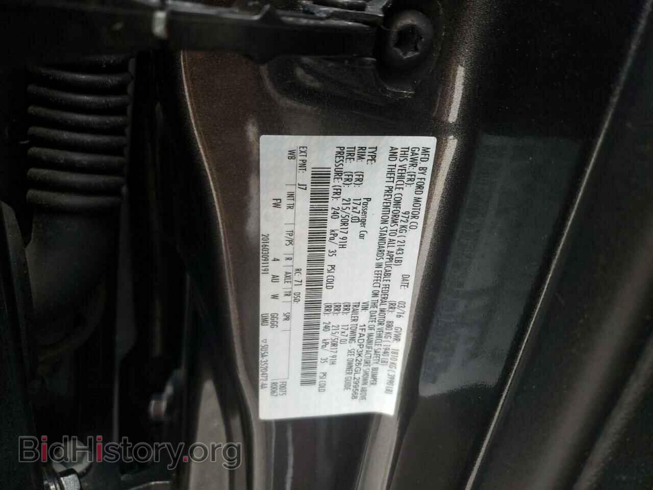 2016 FORD FOCUS - VIN: 1FADP3K26GL299568 - Фото 12