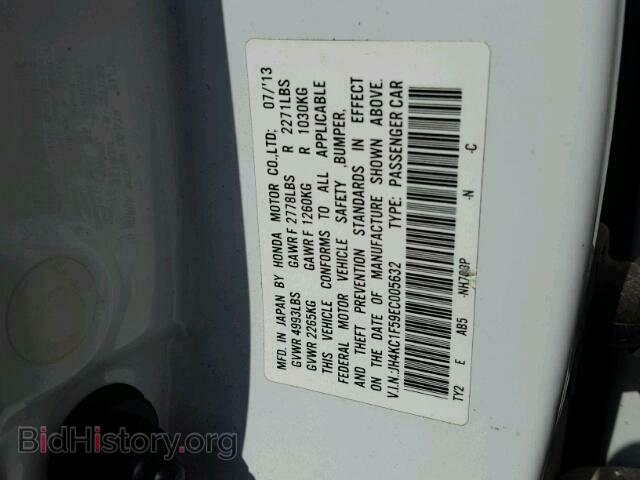 2014 ACURA RLX - VIN: JH4KC1F59EC005632 - Photo 10